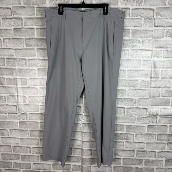 Adidas Golf Three Striped Slash Pocket Performance Golf Pants Mens 38 x 30 - Picture 1 of 9